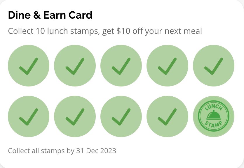 Dine & Earn Card